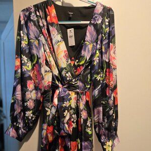 Express floral dress,